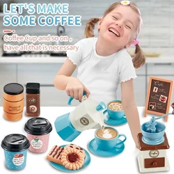 Jeux de cuisine pour enfants, jouets pour petites filles et garçons, jouets miniatures, thé, café, jeu de rôle éducatif, de 2, 3 et 4 ans, 38 pièces 
