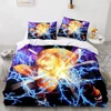 Demon Slayer Agatsuma Zenitsu Duvet Cover Set HD Comforter Cover for Kids Bedding Sets Bedclothes Bedroom Decor 3