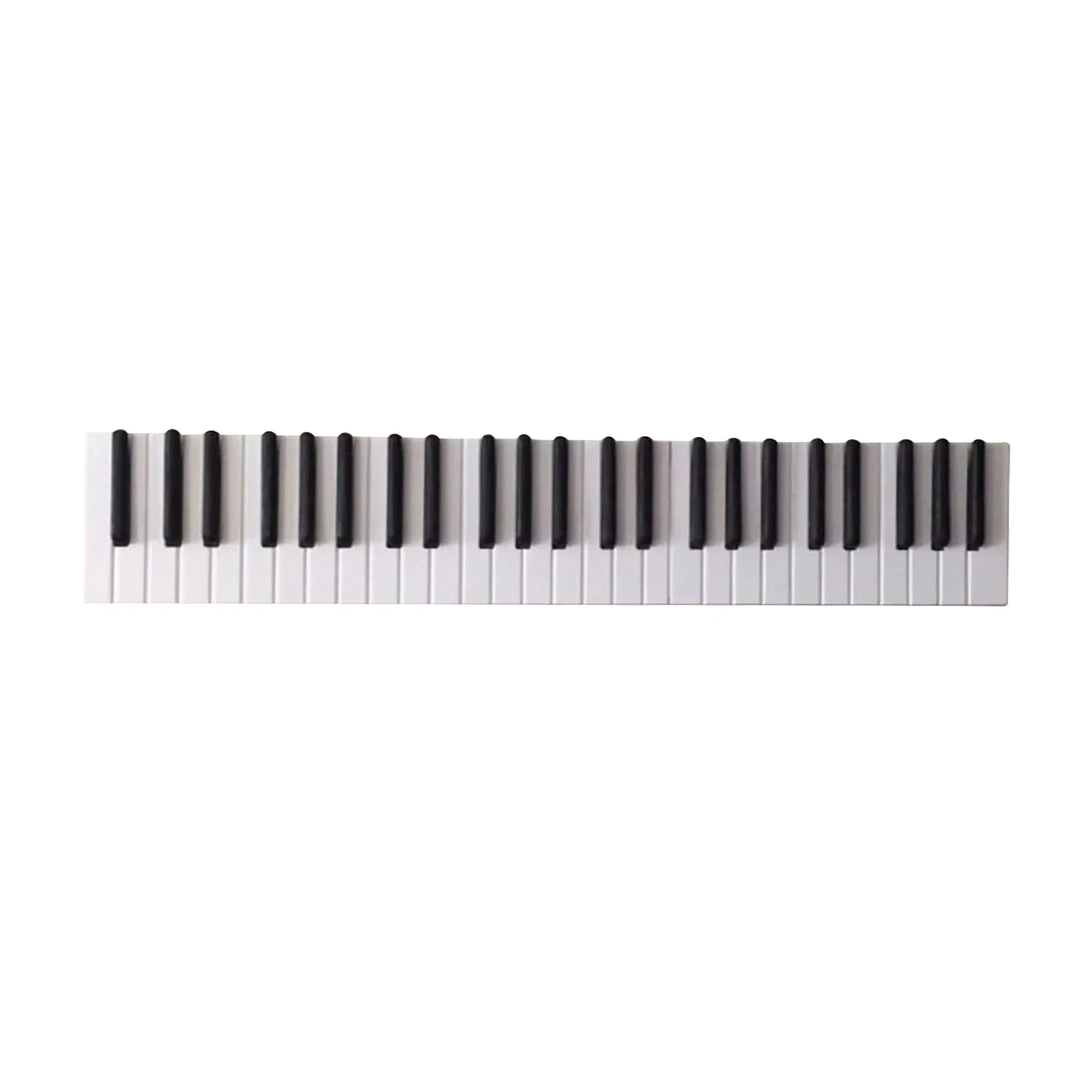 

Wooden Coat Rack Belts Robes Hats Home Storage Hook Bedroom Shelf Wall Mounted Piano Keys Hallway Hanger Entryway Ties