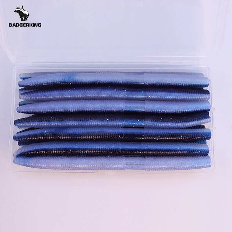 14pcs/ lots soft parasitic SENKO worm Fishing Lure For weightless Neko Rig  Wacky Rig 14cm11g Tough Swim Bait silicone lure