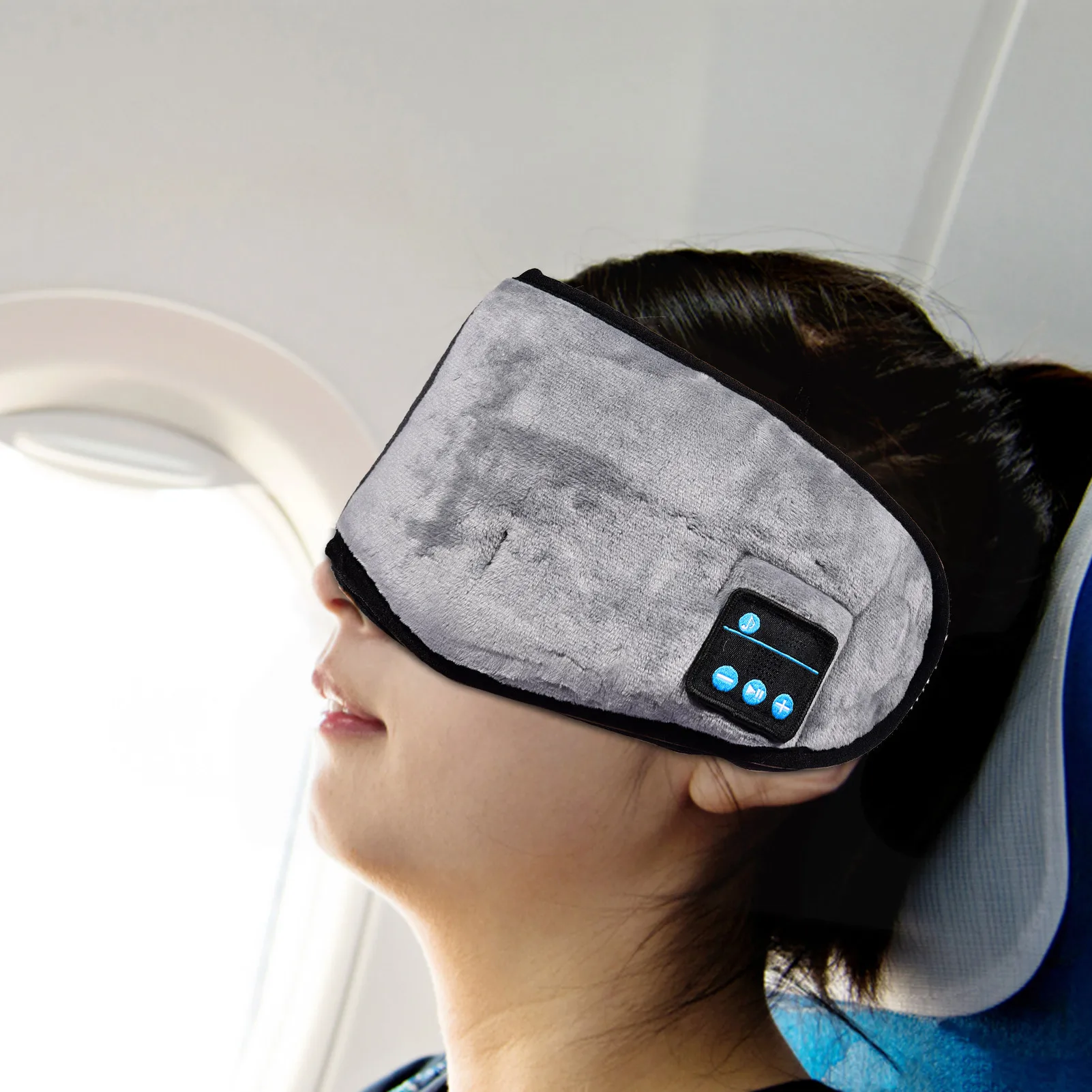 Comfort Sleep Headphones Bluetooth Eye Mask Wireless Bluetooth Music Travel Flying Sleeping Mask