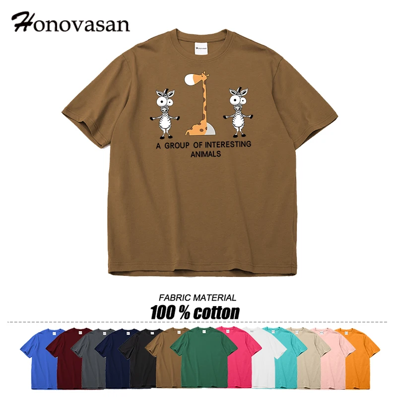 

Симпатичные мужские футболки с мультяшным графическим рисунком honстексан 2023 летние свободные футболки с круглым вырезом и коротким рукавом мужские корейские хлопковые базовые Топы для улицы