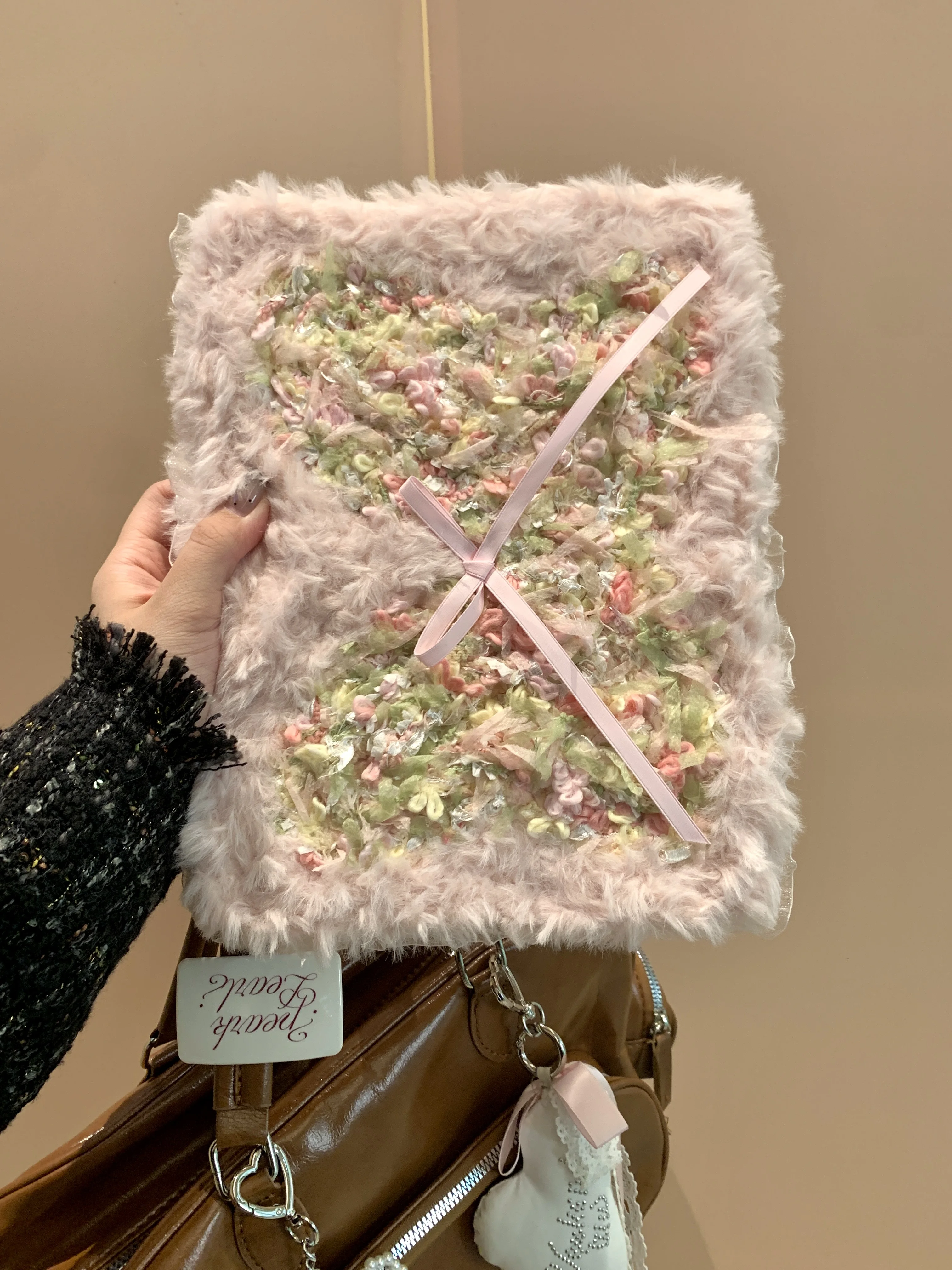 Cute Rabbit Plush Handmade Tablet Case
