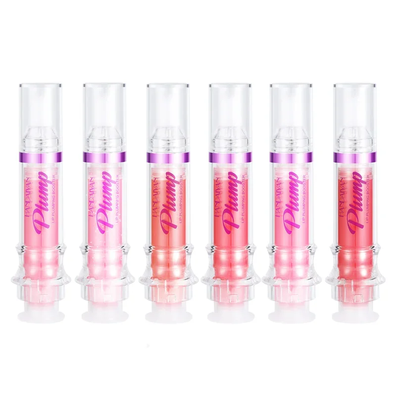 HANDAIYAN PLUMP & POUT Lip Plumping Booster Gloss High Shine for Plumper Looking Lips Extreme Shine Crystal Volume Lip Oil Hot 6