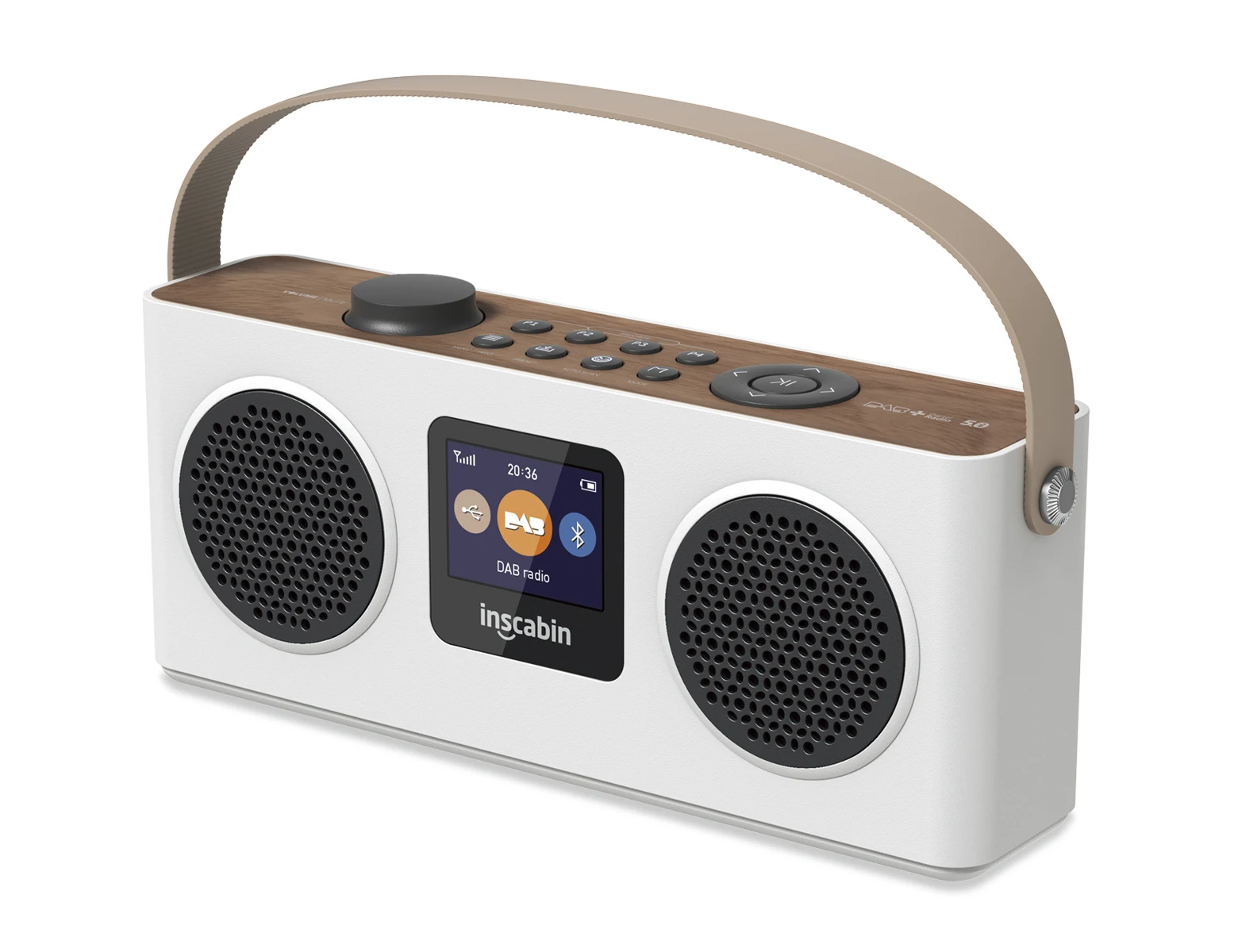 Inscabin D2/D4 Internet Digital Radio, Internet Radio/Digital Radio with  Spotify Connect and Bluetooth/Colour Screen