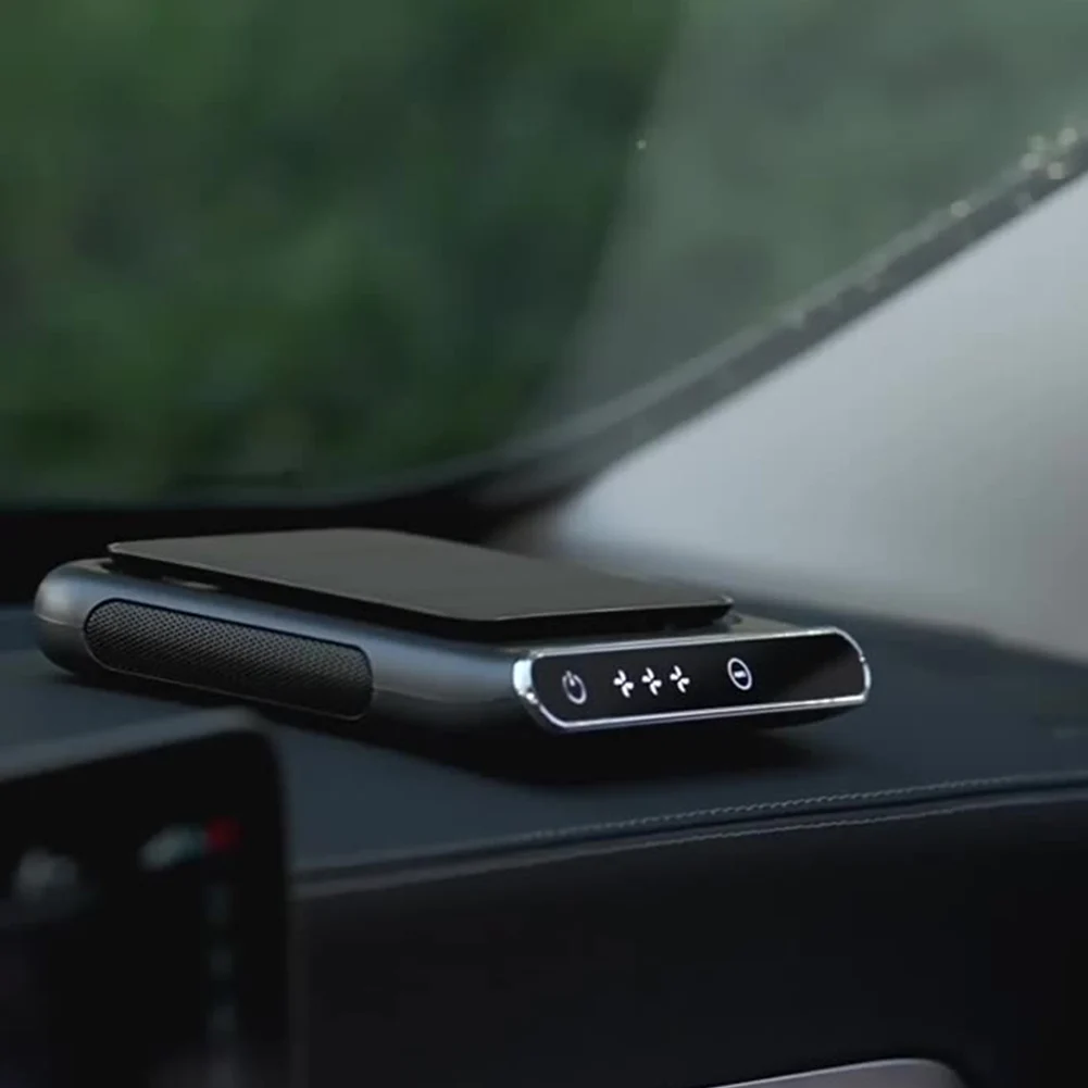 Car Air Ionizer HEPA Filter Solar Negative Ion Deodorant Air Fresh USB Ozone Generator Smoke Remover Smart Gadgets Car Supplies