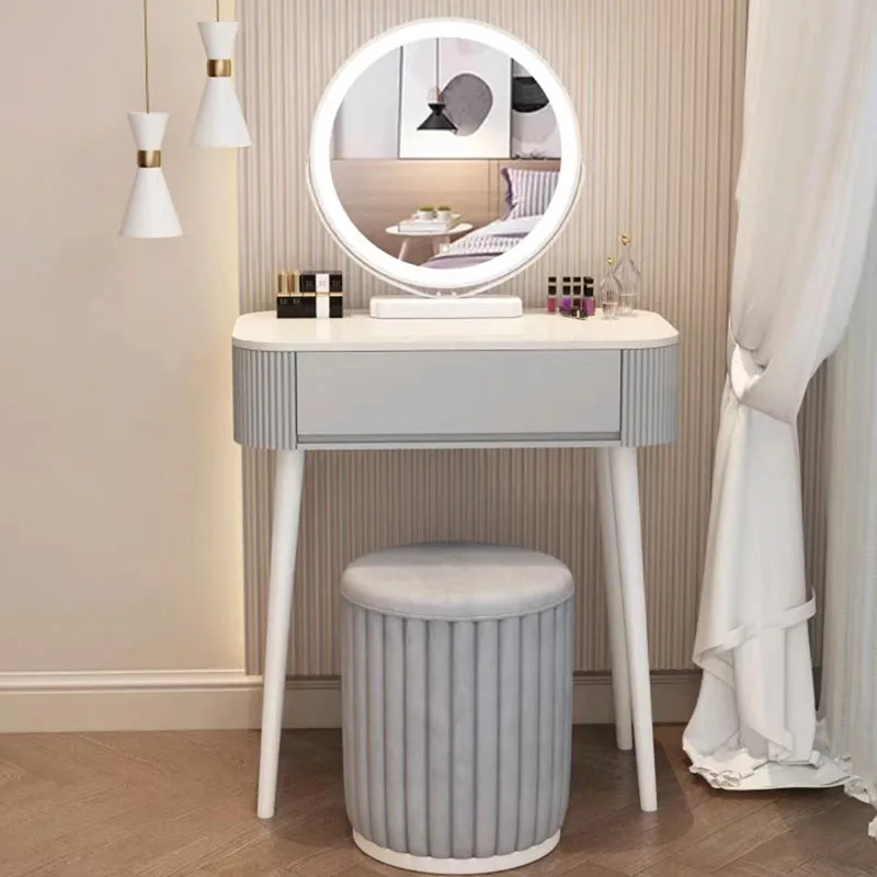 Semplice Toeletta Classica Cassetti Economici Luci Per Il Trucco Nordico Specchiera Camera Da Letto Tavolo Da Rucco Mobili Da Salone