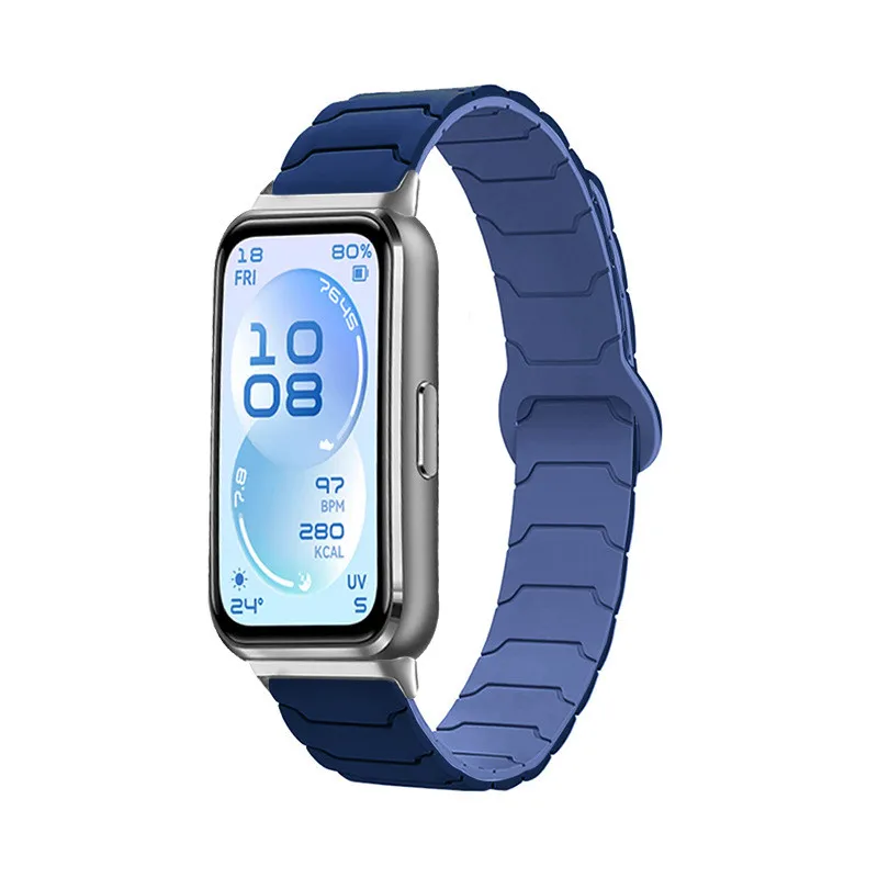 Magnetic Armor Silicone Watch Strap Replacement Band