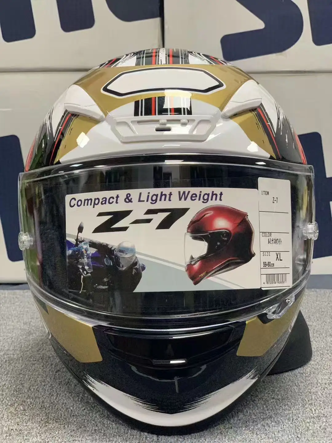 バイクヘルメット超特価出品！ オートバイヘルメット < L> フルフェイスオートバイヘルメット Z7 ZORK TC-7 MOTEGI モトクロス