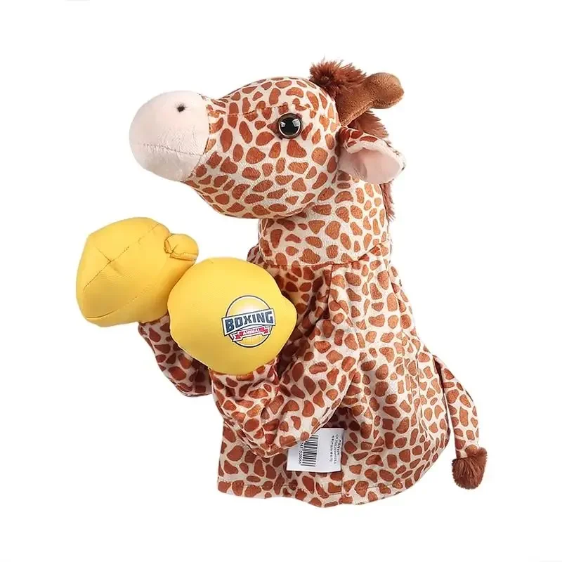 thumbnail image 1 of Latest Products Dolls Plush Animal Boxing Dog Fun Interactive Hand Puppet Toy Glove Control Pk Muppet Vocalizing Fingertoy Gift, 1 of 5