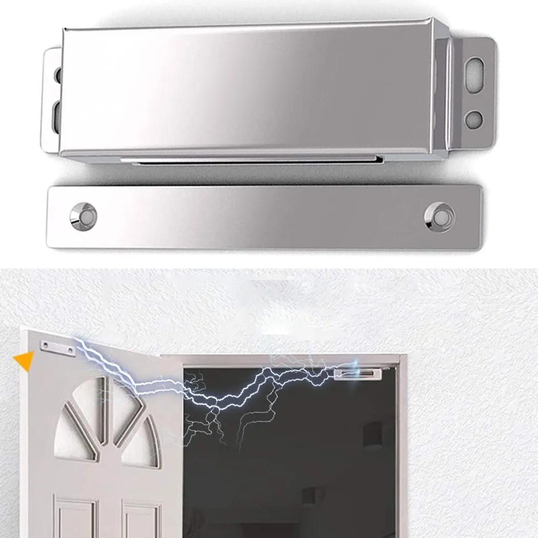 

Strong Magnetic Steel Catch Latch Closer Cabinet Door Catch Latch For Furniture Door Drawer Magnetic Latch