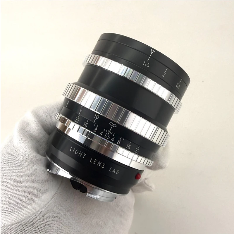 라이트 렌즈 랩 75mm F1.5 렌즈 Z21 무광 블랙 앙제뉴 S21 (라이카 M M3 M6 M9 M10 M240 레인지파인더용) 렌즈 풀 프레임