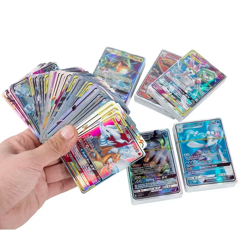 English Pokemon Cards 60/100Pcs GX Tag Team Vmax EX Mega Shining Game Battle Carte Trading Collection Cards Toys Children Gifts