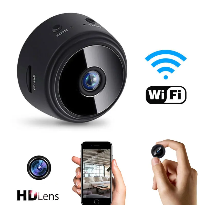 

HD Wireless WiFi Mini Camera Indoor Home Security Surveillance Small Motion Micro Camcorder Video Recorder Camera Smart Cam