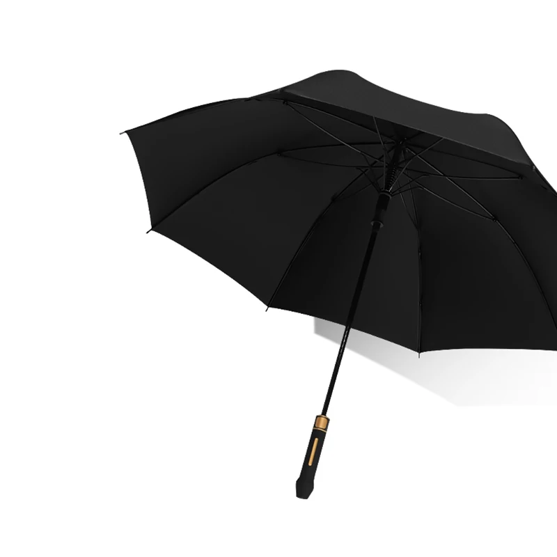 

Wind Resistant Long Handle Fishing Umbrella Male Reinforced Business Black Luxury Cane Umbrella Windproof Sombrilla Rain Gear