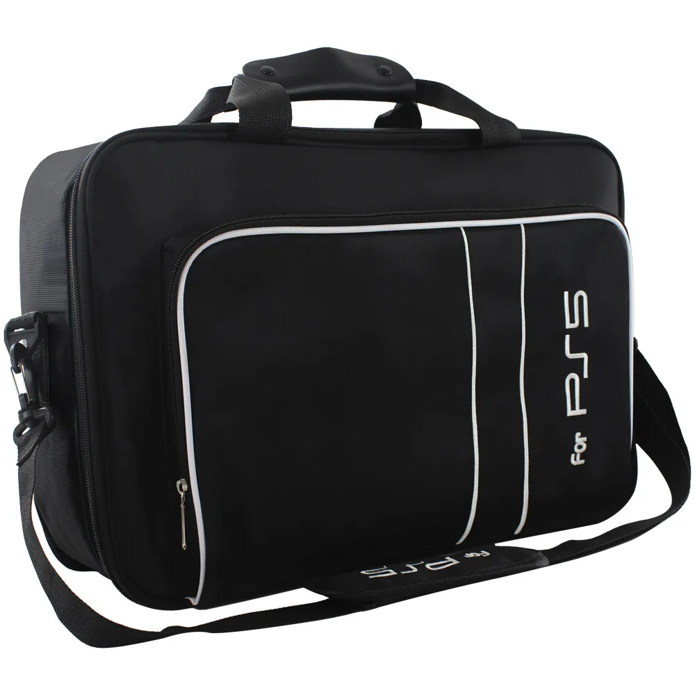 

PS5 Carry Case Travel Bag for PS5 Console Protective Handbag Waterproof Case Adjustable Storage Bag for PS5 Controllers Headset