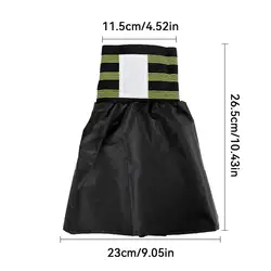 Men's Waterproof Breathable Trail Leg Gaiters - Adjustable Fit (Black)