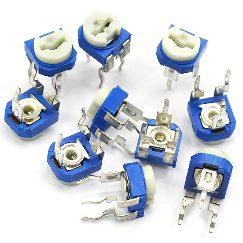 Trimmer Potentiometer Trimpot Variable Resistor RM065 RM-065 Series 100 200 500 1K 2K 5K 10K 20K 50K 100K 200K 500K 1M Ohm 20pcs
