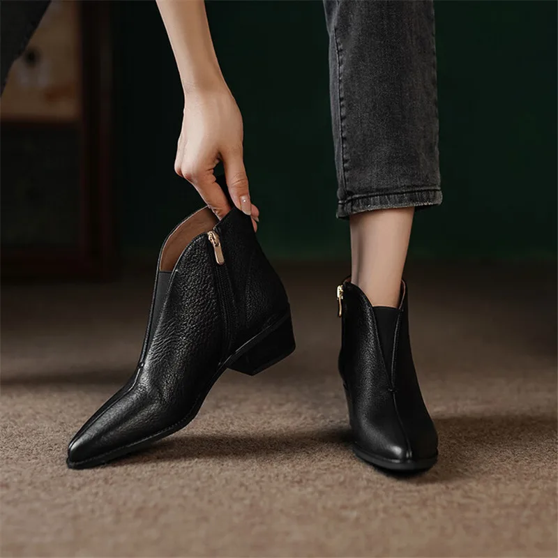 Botines Wish Zapatos De Mujer Botas Occidentales Botines Para