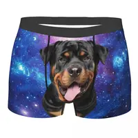 Custom Rottweiler Dog Boxer Shorts For Homme 3D Print Male Underwear Panties Briefs Breathbale Underpants 2