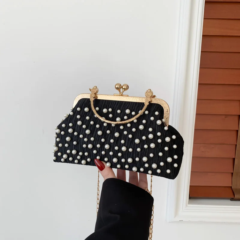 

CHAINS PU Sewing Thread Women's Shoulder Bags Ladies Bags on Sale 2024 High Quality Tassel Solid Composite Bag Bolsas Feminina