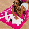 Cartoon Anime Game Arcane J-Jinx Beach Towel Cartoon Cute Summer Kids Large Bath Pool Beach Towel Microfiber For Swimming Travel 2