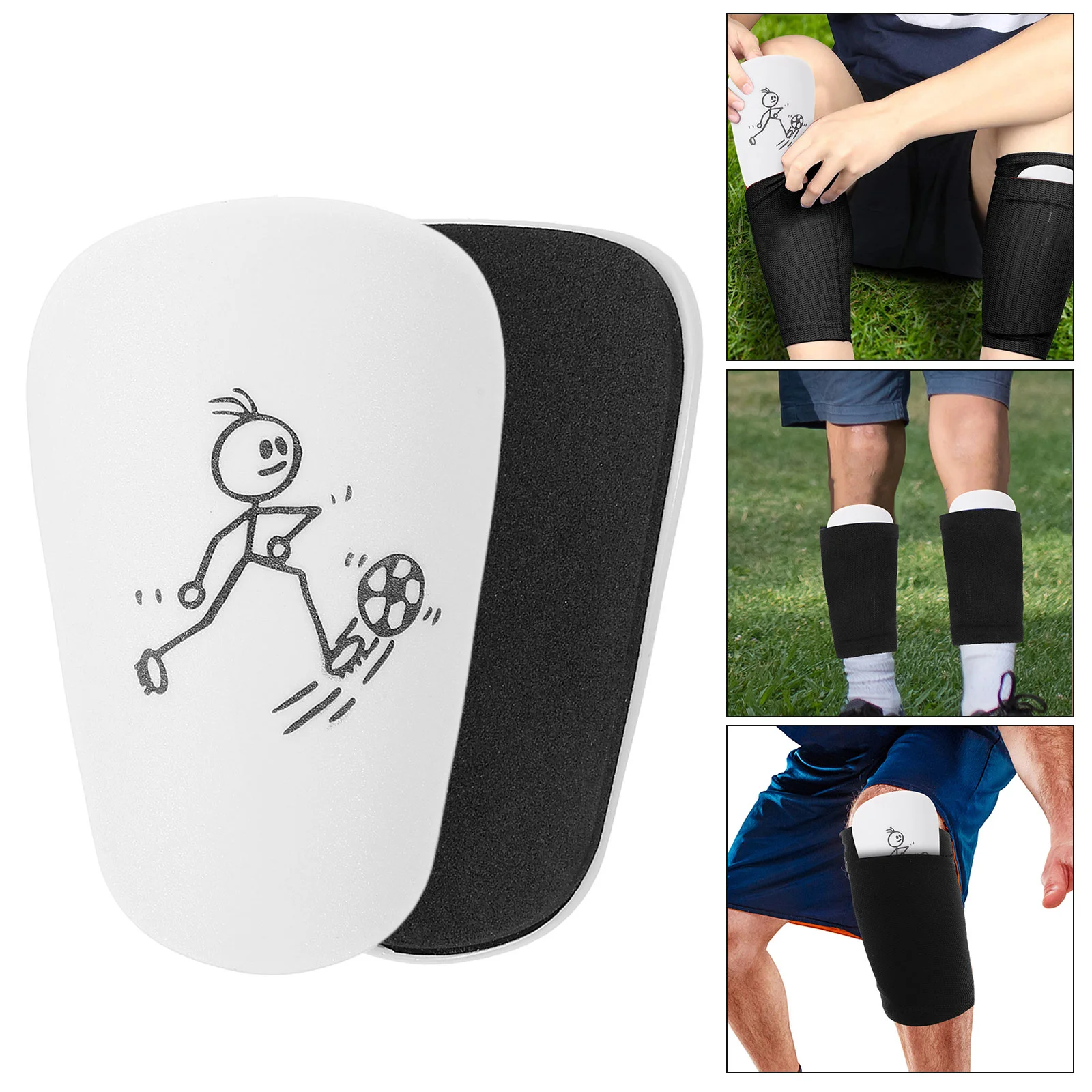 

Small Shin Pads Child Sport Accessories Pu Material Daily Use Leg Protector Teens Protectors