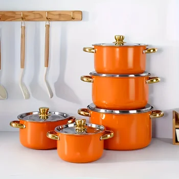 Nonstick Stainless Cookware Set 1