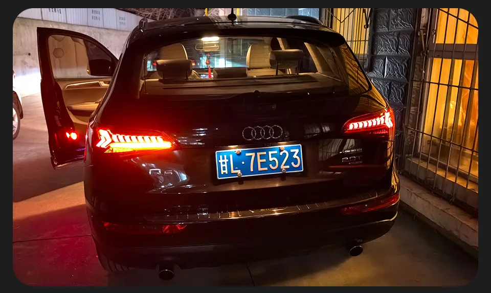 AKD Tail Lamp for Audi Q5 Q5L LED Tail Light 2008-2018 Q5 Q5L Rear Fog Brake Turn Signal Automotive Accessories