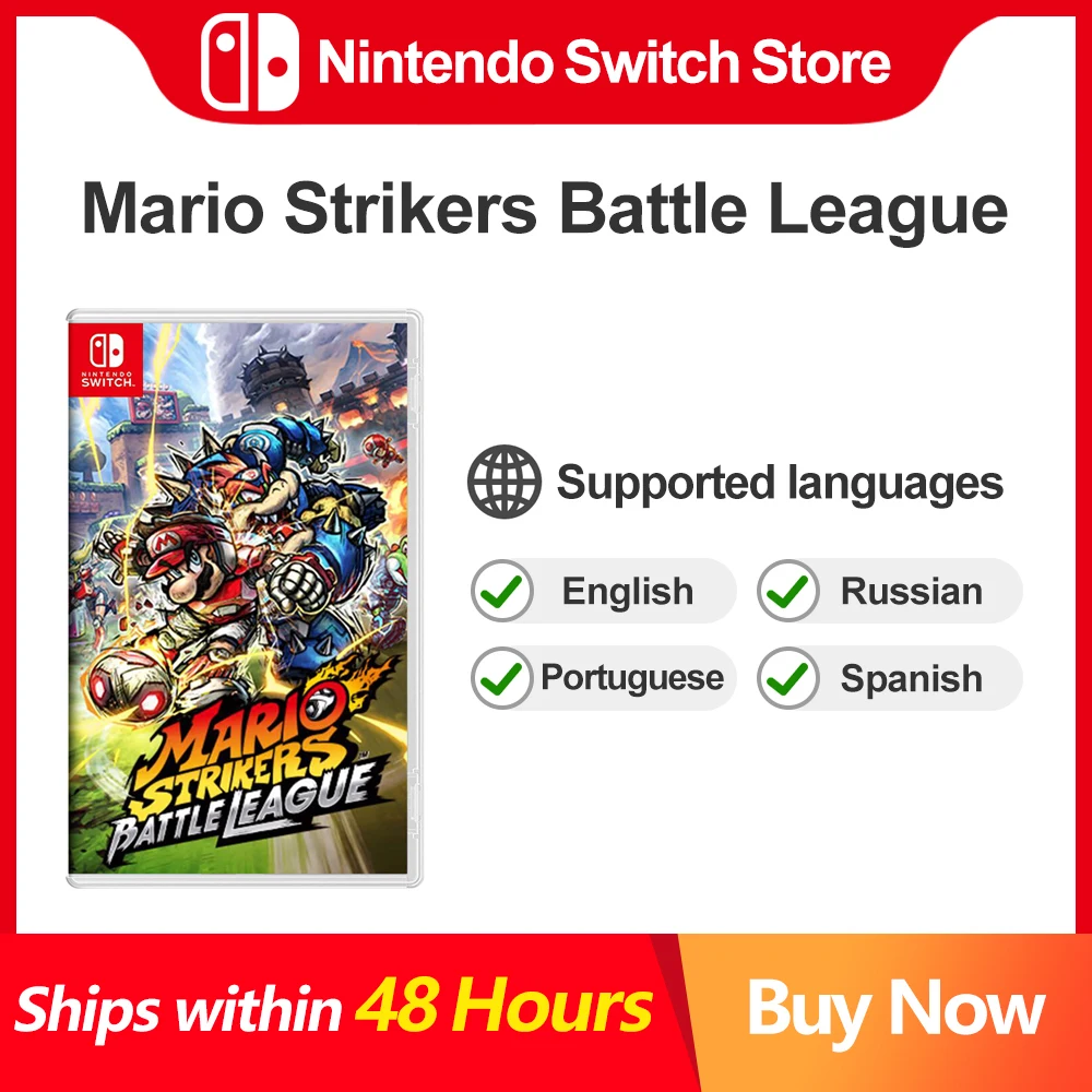 Mario Strikers Battle League Nintendo Switch gry na konsolę Nintendo Switch OLED Lite obsługa konsoli TV Tabletop tryb ręczny 1 Mario Strikers Battle League Nintendo Switch gry na konsolę Nintendo Switch OLED Lite obsługa konsoli TV Tabletop tryb ręczny 1