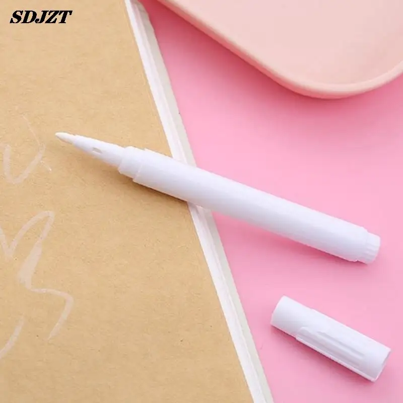 White Liquid Chalk Marker Pen Used on Glass Windows Chalkboard Erasable Art Supplies for Artist 5pcs white marker pens pen marker markers pen marker pens marker pen art marker pens art markers liquid chalk markers paint marker pens