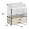 Large Capacity Cosmetic Storage Box Makeup Drawer Organizer Jewelry Nail Polish Makeup Container Desktop Sundries Table Shelf 6
