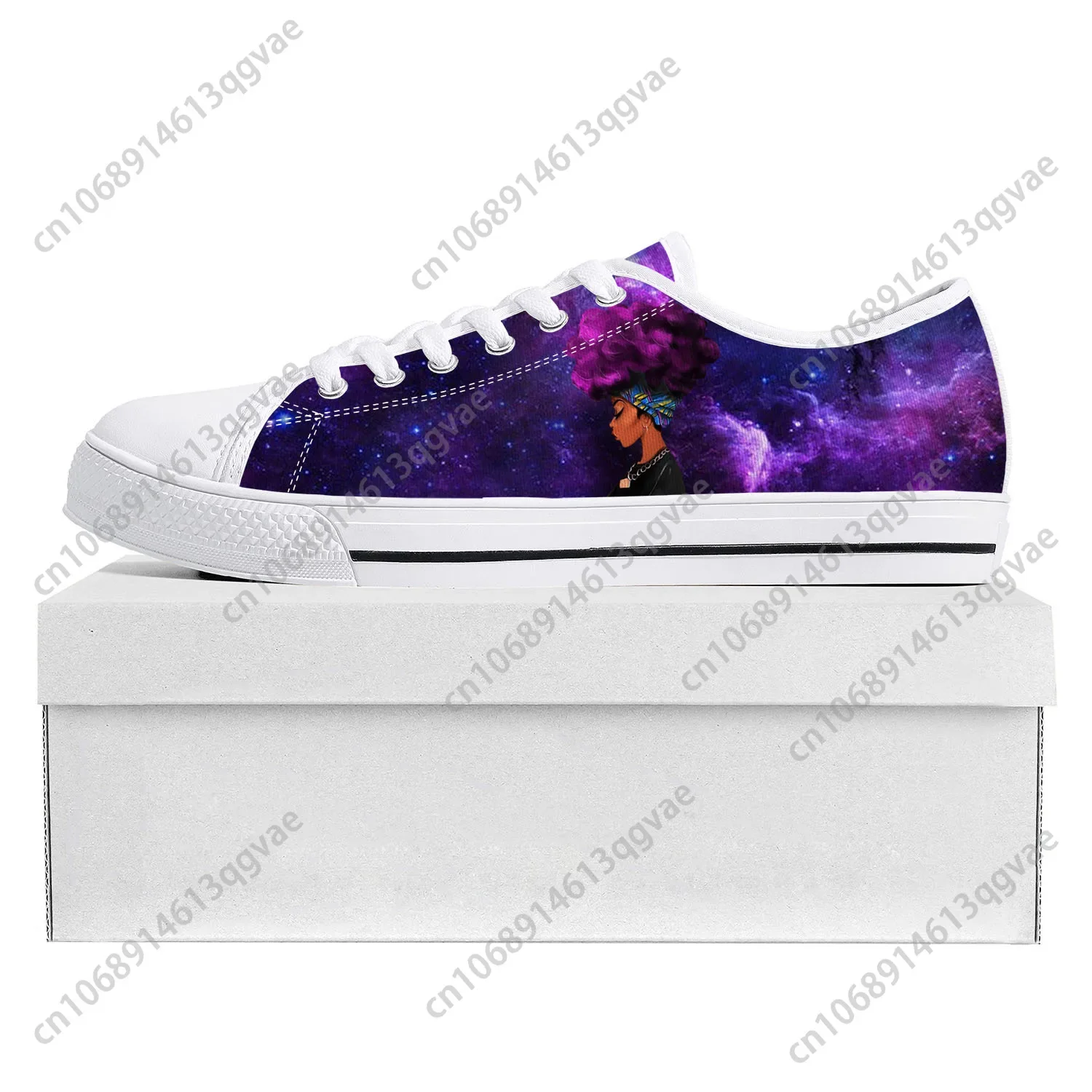African Woman Black Pop Low Top High Quality Sneakers Mens Womens Teenager Canvas Sneaker  Prode Casual Couple Shoes Custom Shoe