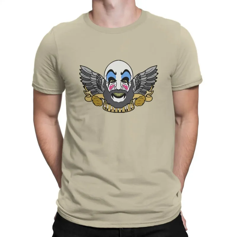 

Gifts for movie fan T shirt for men 100% cotton funny T-shirts crew neck Captain Spaulding tees short sleeve clothing gift idea
