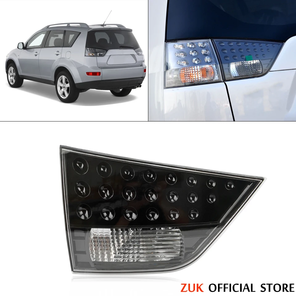 

ZUK For Mitsubishi Outlander EX 2008 2009 2010 2011 2012 Left Right Inner Rear Tail Light Stop Lamp 8330A379 8330A380