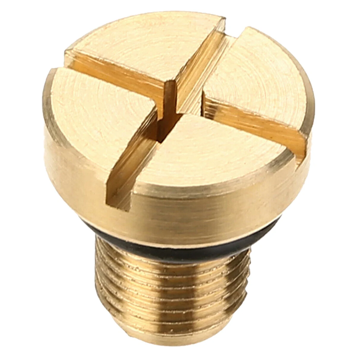 

17111712788 Radiator Overflow Coolant Expansion Tank Bleeder Screw Gold for E36 E39 E46 Etc.