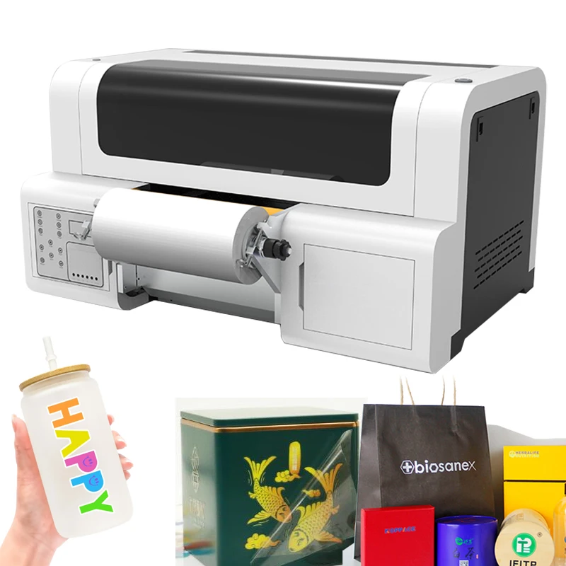 Laminatore Per Stampante A3 Uv Dtf Dual Xp600 White Ink Transfer Film All In One Uv Dtf Film Printer