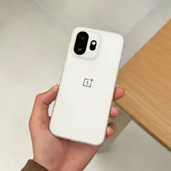 Ultra - Thin Frosted Wave Design Shockproof Case - Simple Bare Feel Cover - OnePlus 15T (Transparent white)