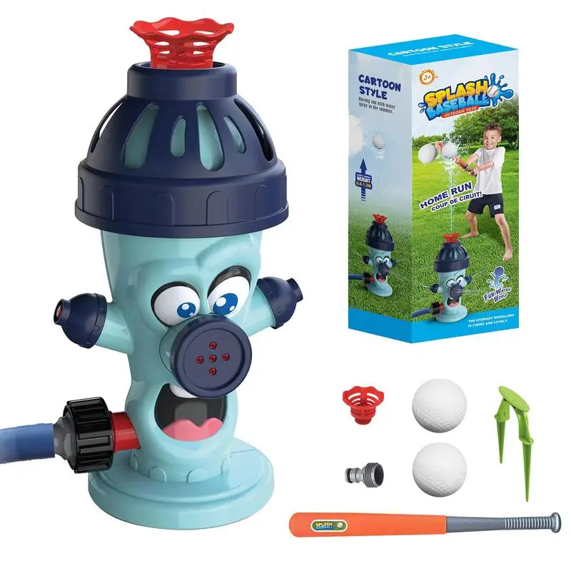 

Детский спринклер для воды, игрушка с вращающейся насадкой, 4 выхода воды, летняя уличная водная игрушка для мальчиков и девочек