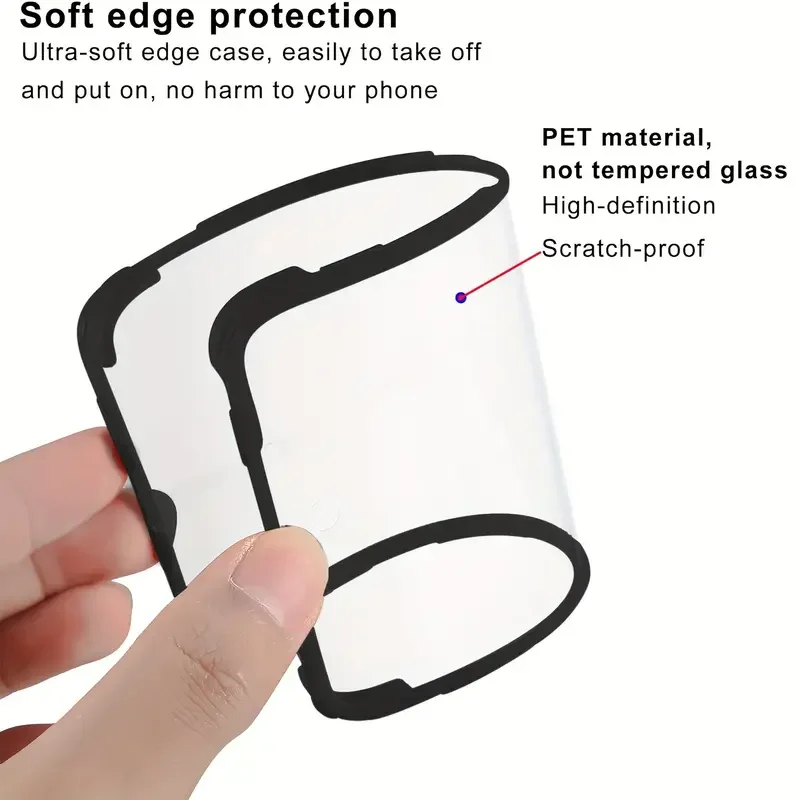 Dual-Sided Transparent Heavy Duty 360° Protective Case Cover