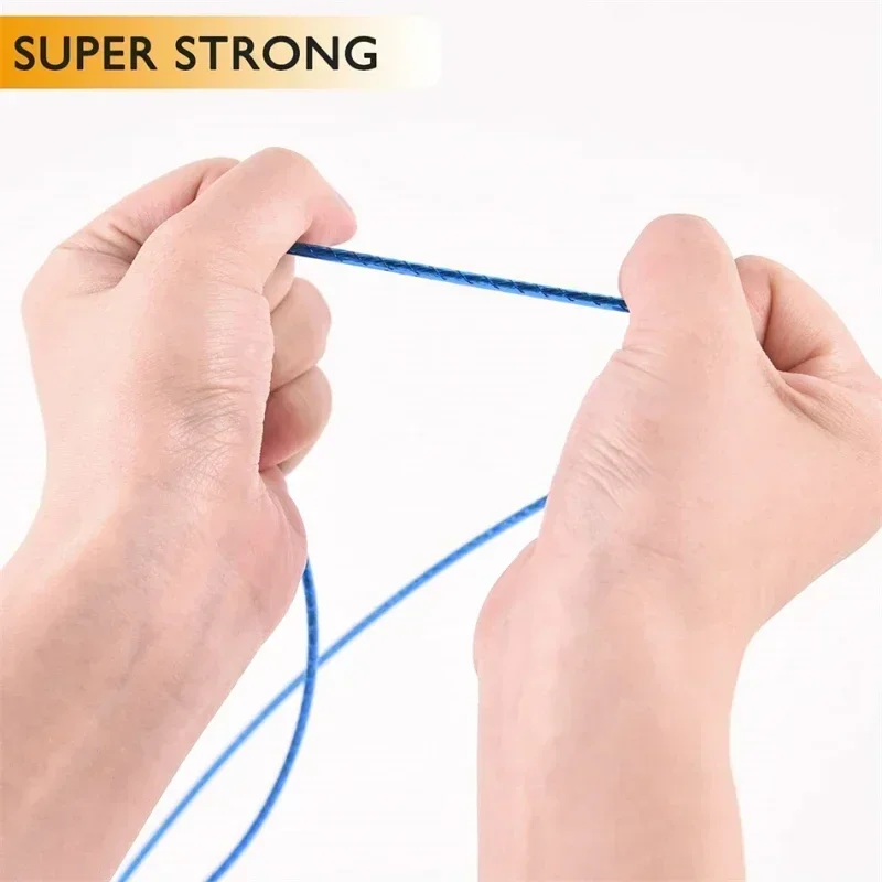 Clothing drying rope, 787.4 inch 3mm rope,  garden washing line, steel wire PVC cloth rope, outdoor travel camping accessories 5