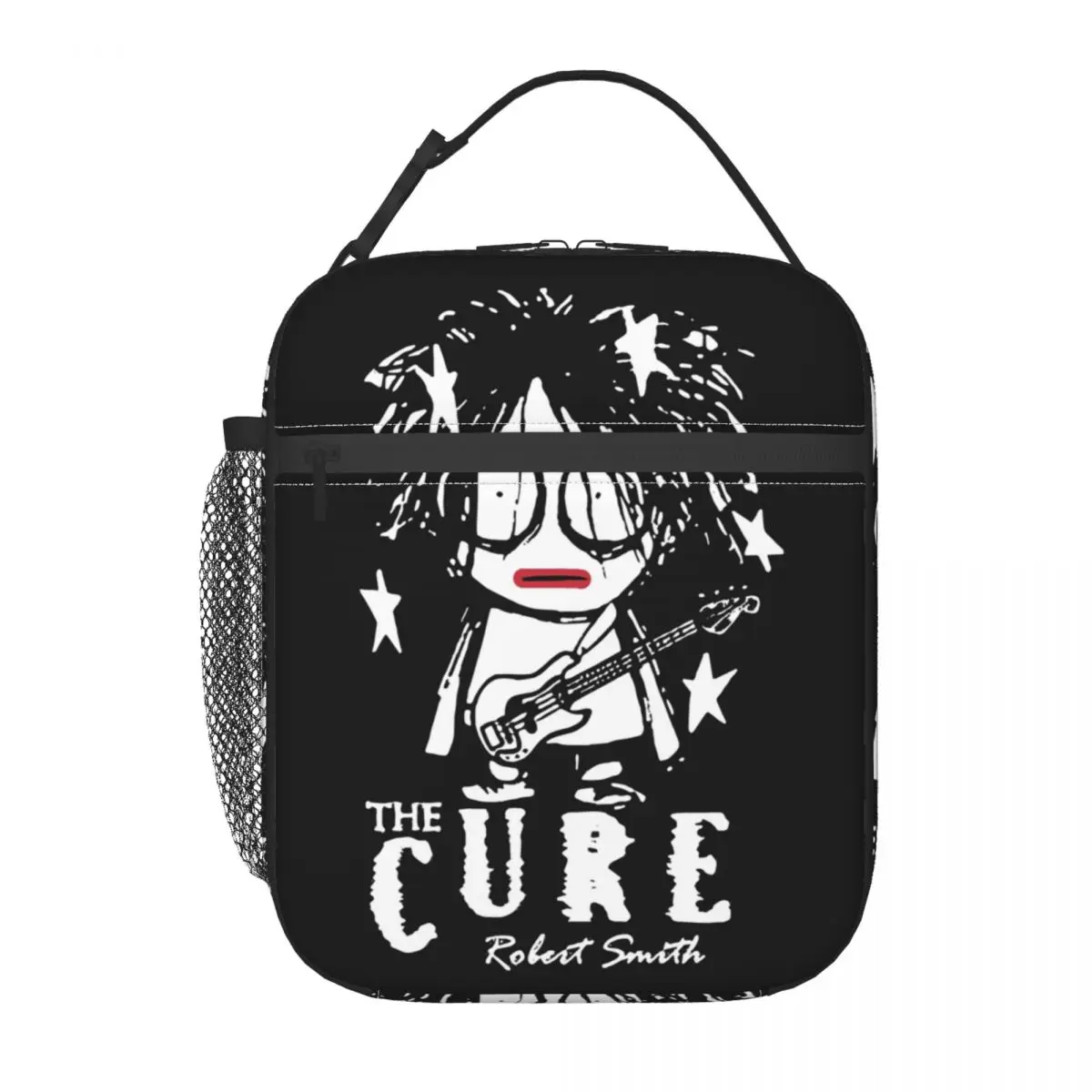 

Music Rock Band Cure Insulated Lunch Bag for Women Resuable Robert Smith Cooler Thermal Lunch Tote Office Work School