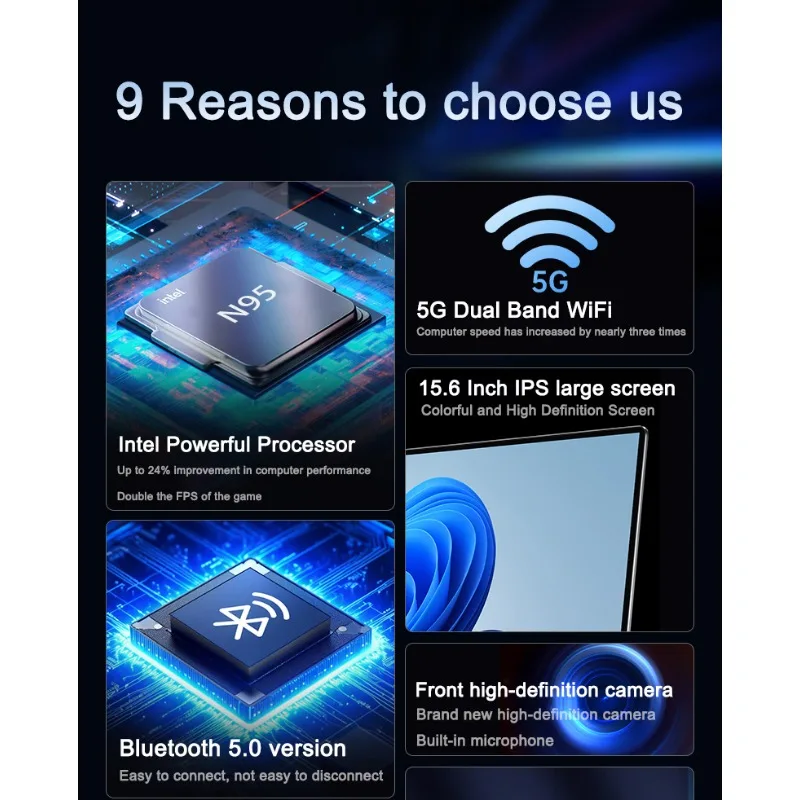 비용 절감 홈 오피스 안정적인 비즈니스 노트북 14.1인치 120Hz IPS 스크린 인텔 4405U 5000mAh 32GB 2TB SSD 백라이트 키보드