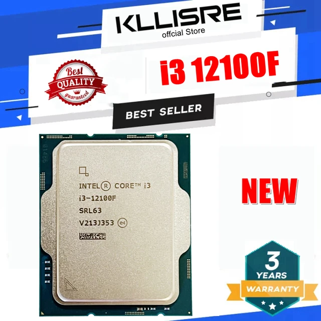 Intel Core i3-12100F 3.3 GHz Quad-Core LGA 1700 Processor