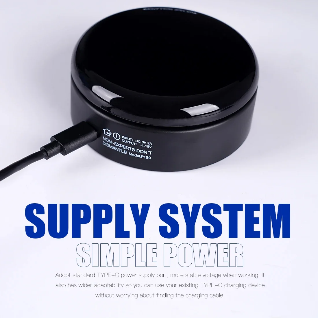 Mast Tattoo Circle Round OLED Power Supply For Rotary Tattoo Machines Supplies