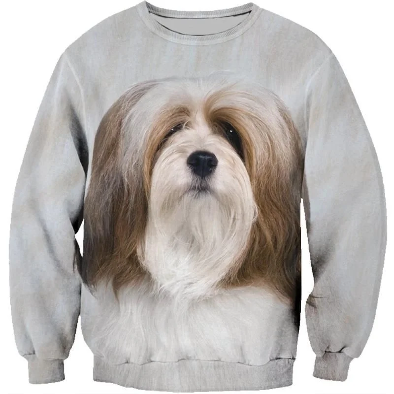 thumbnail image 1 of Suéteres nuevos para hombre para otoño e invierno, sudaderas con capucha con estampado de perro y animal en 3D, sudaderas casuales de moda para deportes callejeros para hombre, 1 of 5