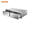 VEVOR Stainless Steel Kitchen Locker Flush Mount Multiple Access Drawer with Food-grade Handle Patio Grill Station BBQ Island 1