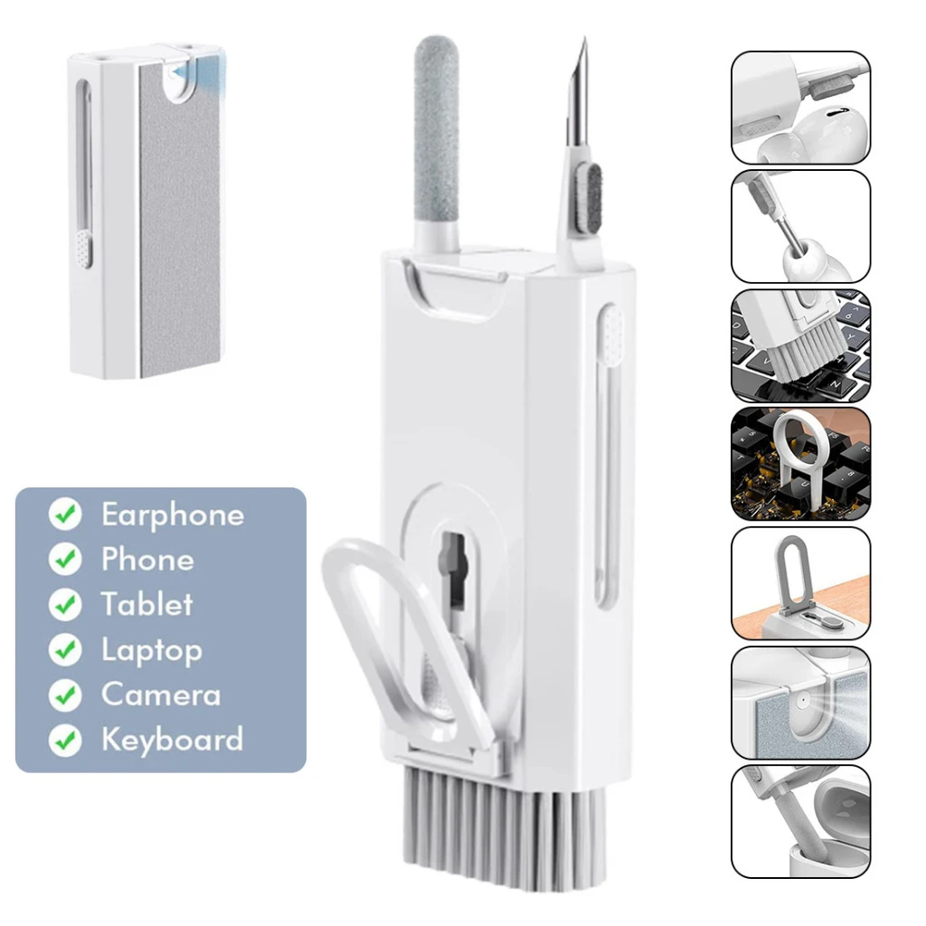 10 in 1/20in 1 Keyboard Cleaning Brush Kit Earphone Cleaning Pen for Airpod 1 2 3 Cleaning Tool for Computer/MacBook/iPad/Camera 3