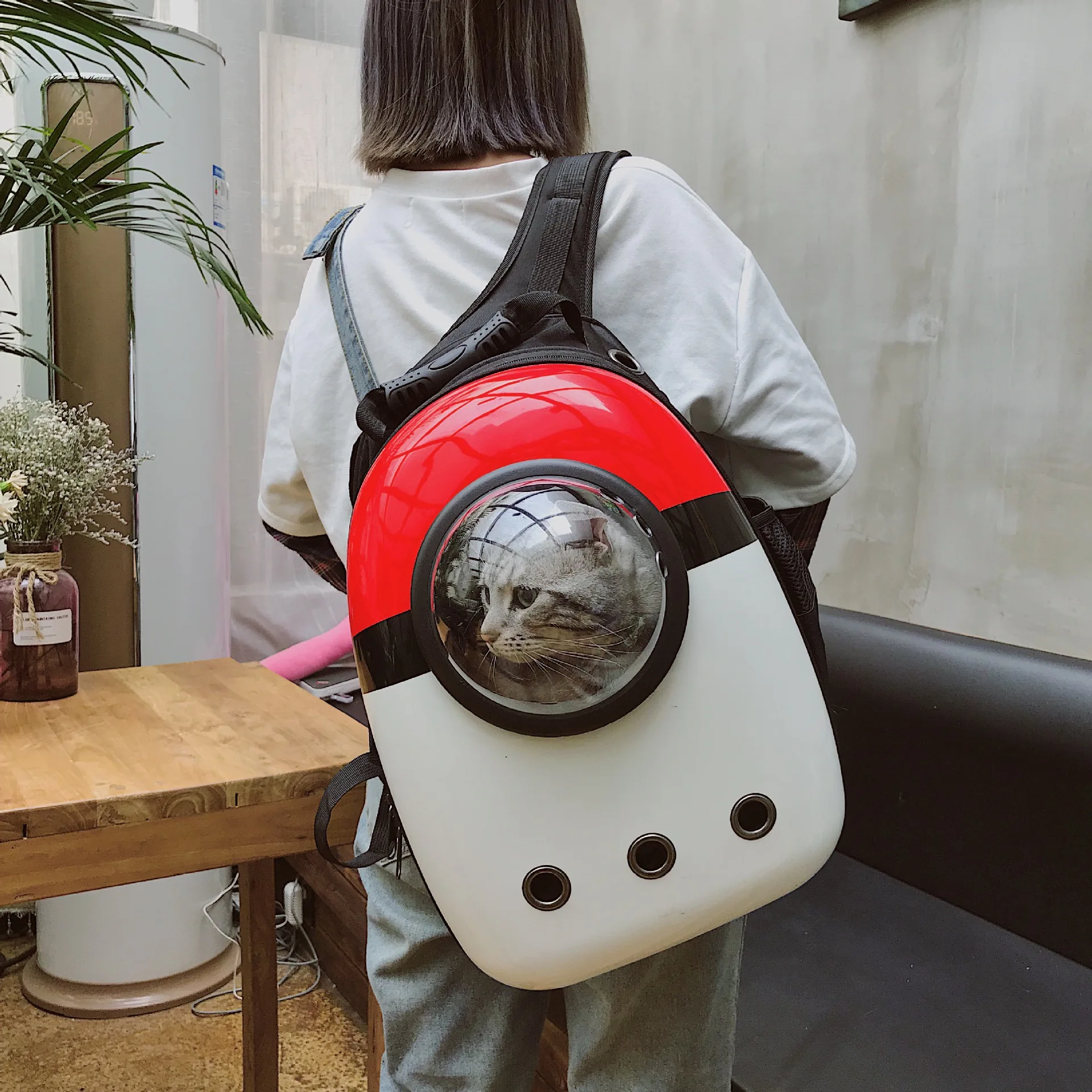 Shoulder Capsule Pet Bag Go Out Portable Backpack Cat Bag Supplies Travel Carrier Space