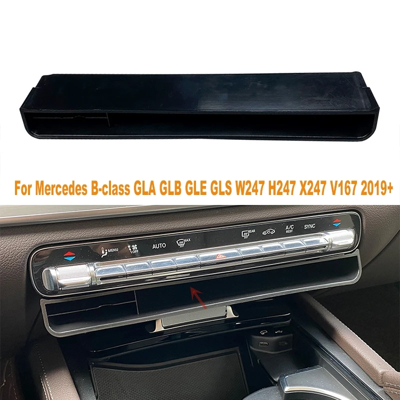 

Central Control Storage Box Tray Holder Car Accessories For Mercedes B-class GLA GLB GLE GLS W247 H247 X247 V167 2019+